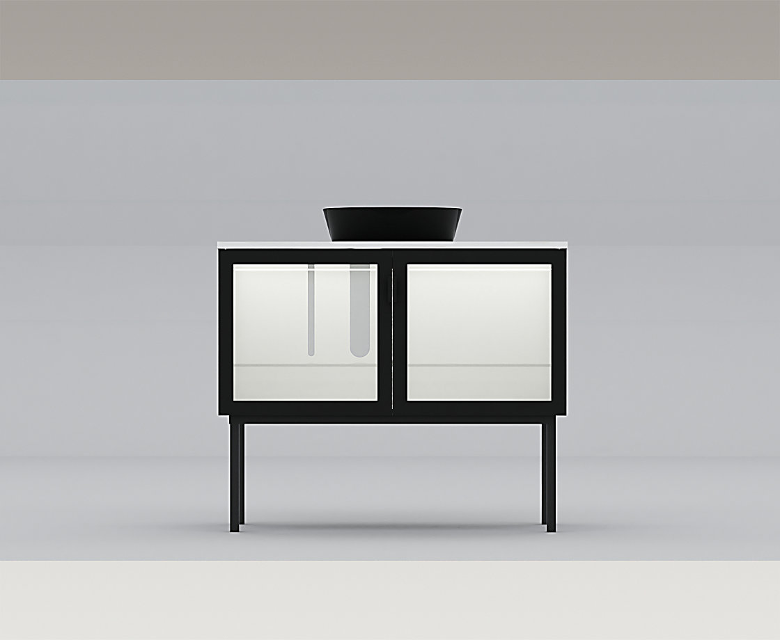 凌越浴室家具1000mm，智能燈光版 (EXQ)